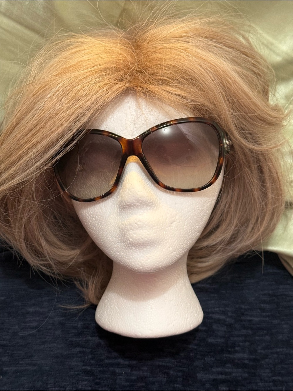 Marc Jacobs Tortoiseshell Oversized Women's Sunglasses - Brown Gradient Lenses